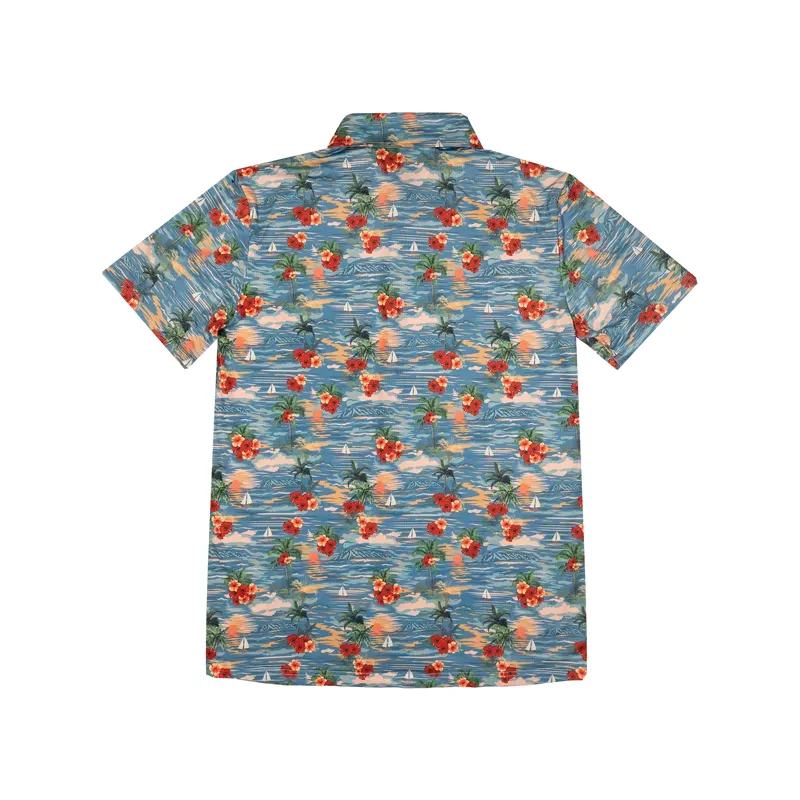 Handup FlexGRID Button Up Shirt in Sunburn Shred-1