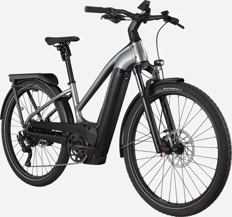 Cannondale Tesoro X 1 Step Thru Class 3 Ebike: Grey -1