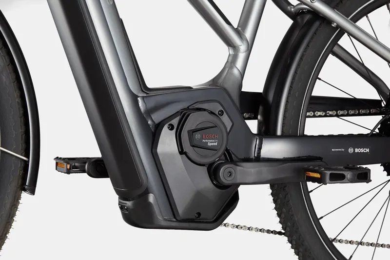 Cannondale Tesoro X 1 Step Thru Class 3 Ebike: Grey -2