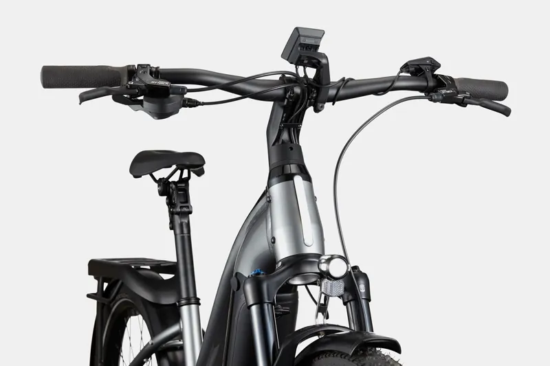 Cannondale Tesoro X 1 Step Thru Class 3 Ebike: Grey -6