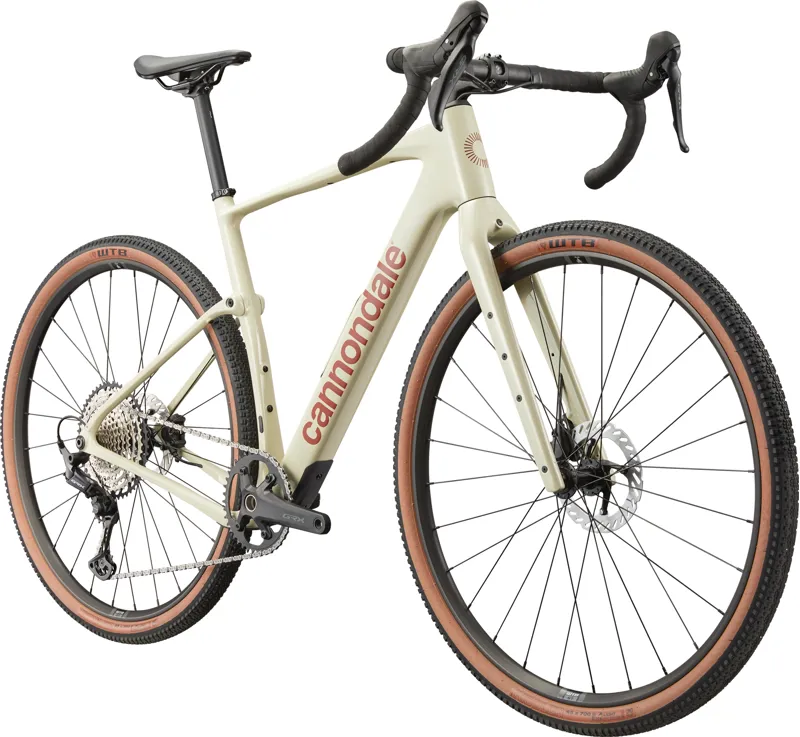 Cannondale Topstone Carbon 3 GRX 1X Gravel Bike: Moonrock-1