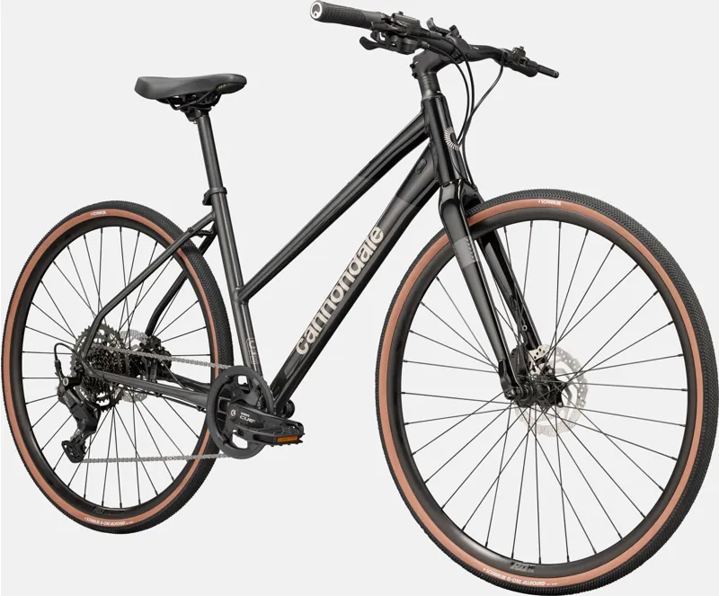Cannondale Quick 2 Step Thru - Smoke Black-1