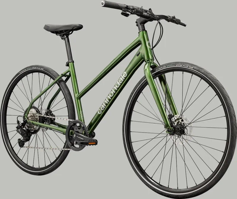 Cannondale Quick 3 StepThru - Spruce Green-1