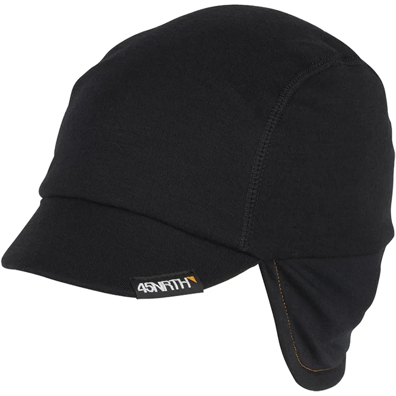 45NRTH Greazy Cycling Cap in Black