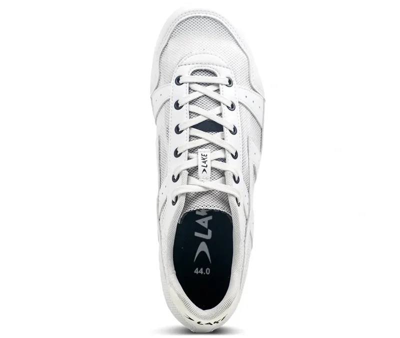Lake Cycling CX20R Shoes in White/ White-3