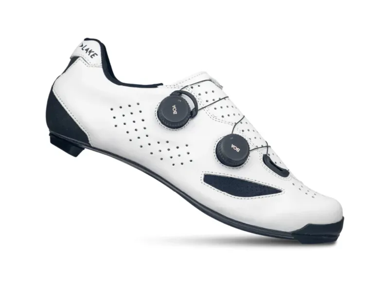 Lake Cycling CX239 Shoes: White/ Black