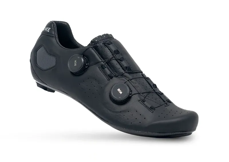 Lake Cycling CX333 Regular Cycling Shoes in Black/Silver-1