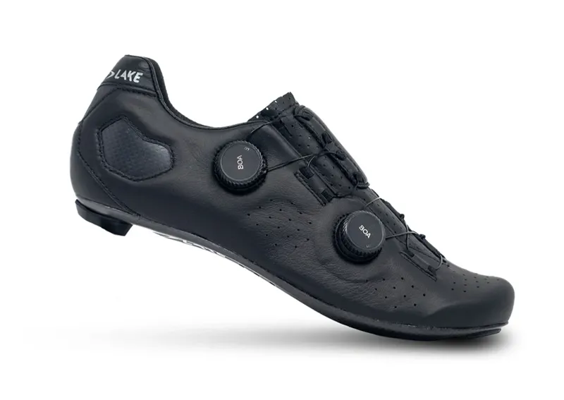 Lake Cycling CX333 Regular Cycling Shoes in Black/Silver