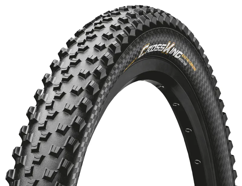Continental Cross King 29x2.2-inch Clincher Wired MTB Tire in Black