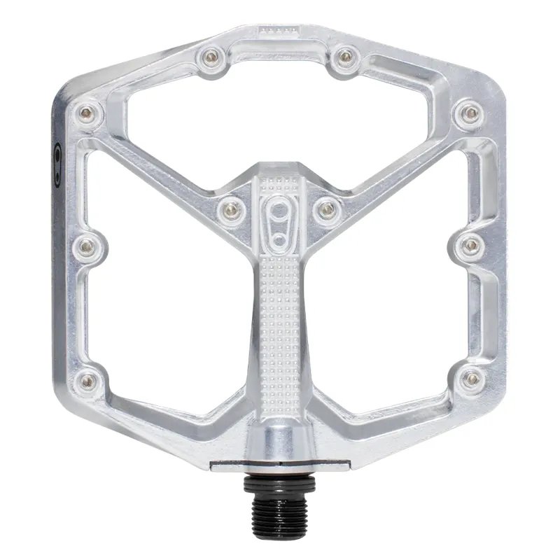 Crank Brothers Stamp 7 Alloy Pedals Large in High Polish Silver-1