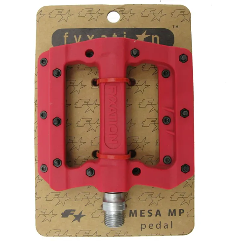Fyxation Mesa MP Pedals - Platform Composite Red