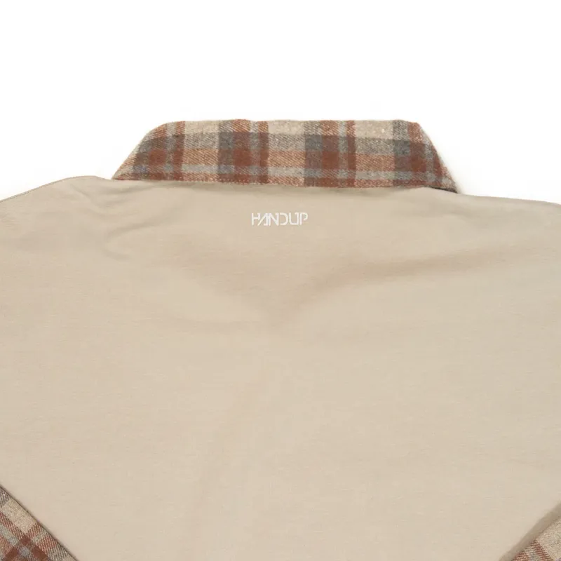 Handup FlexTop Flannel in Saddle Brown/Sand-6