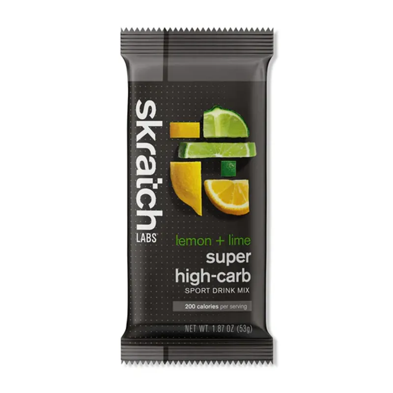 Skratch Labs Super High-Carb Drink Mix: Lemon Lime Single Serving