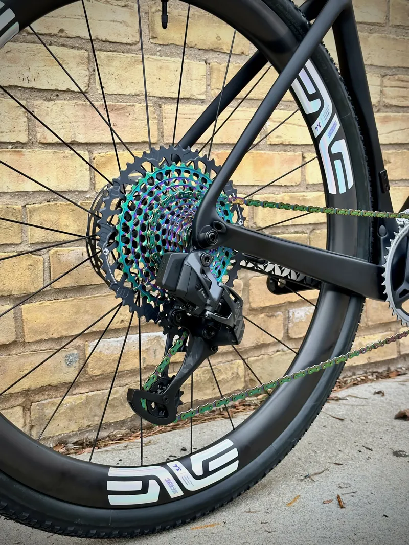 Cervelo Aspero-5 FORCE/XX1 Mullet 1X12 ENVE SES 3.4: Five Black-2