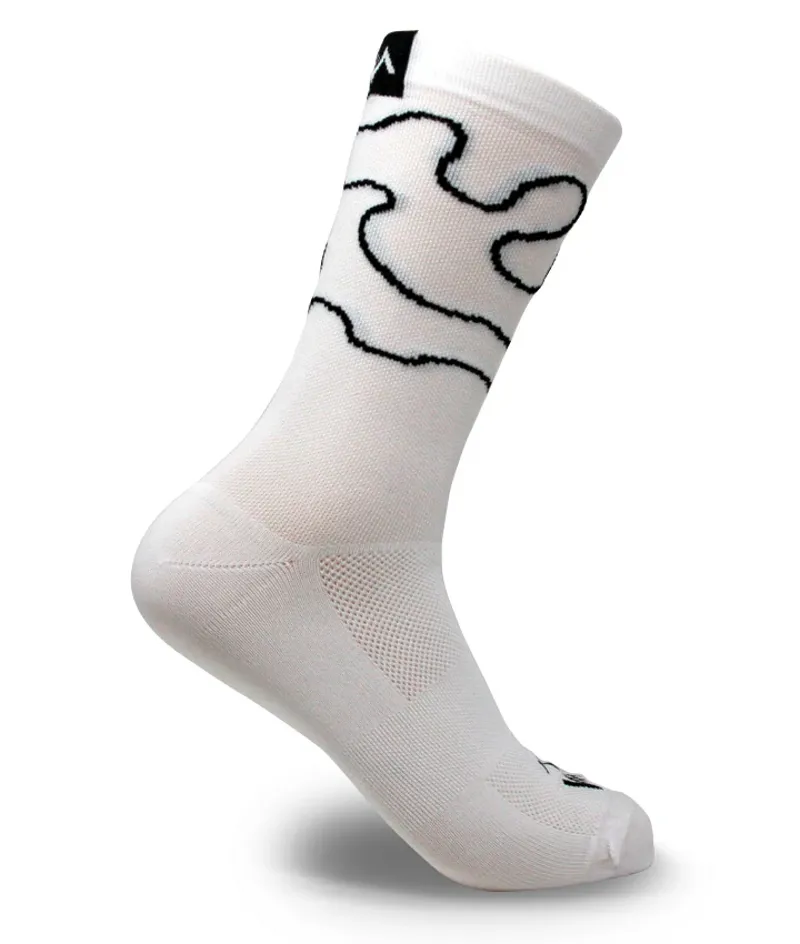 MINT Socks: 8in. Road Map