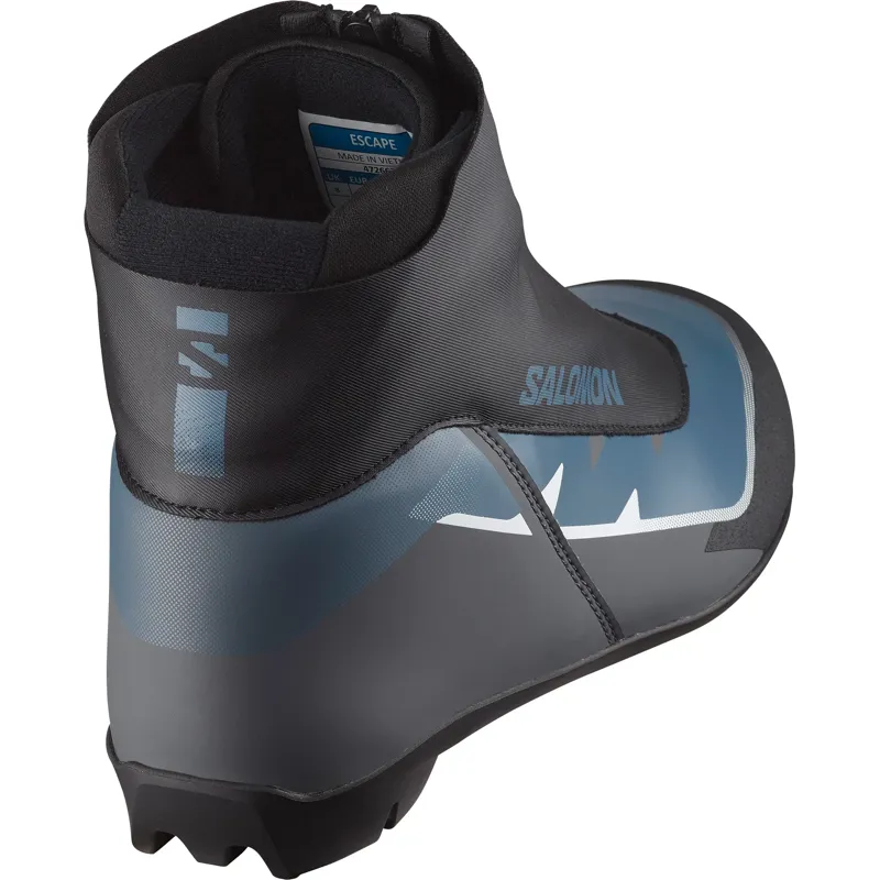 Salomon Escape Nordic Boots in Black / Castlerock / Blue Ashe-1