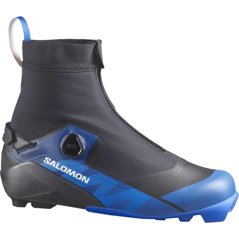 Salomon Equipe Pro Classic BOA Nordic Boots in Black / Race Blue