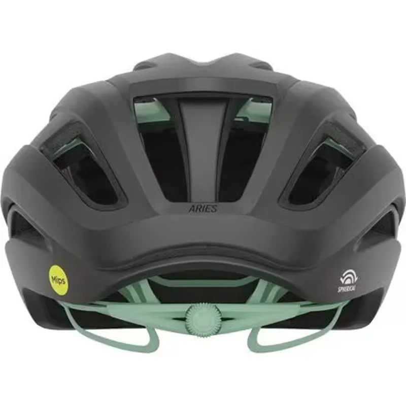 Giro ARIES SPHERICAL Helmet Matte Metallic Coal / Space Green-3