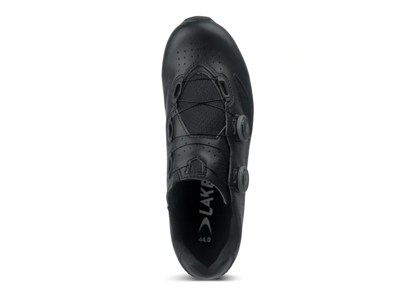 Lake Cycling MX190 Regular Shoes in Black/Black-3