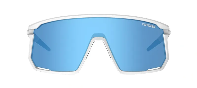 Tifosi Optics Moab Cycling Glasses in Matte White Clarion Blue/AC Red/Clear-1