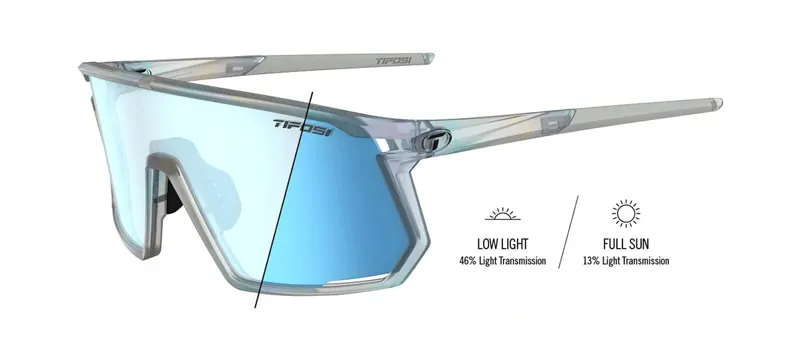 Tifosi Moab Lite Sunglasses in Satin Clear Clarion Pink Fototec-1
