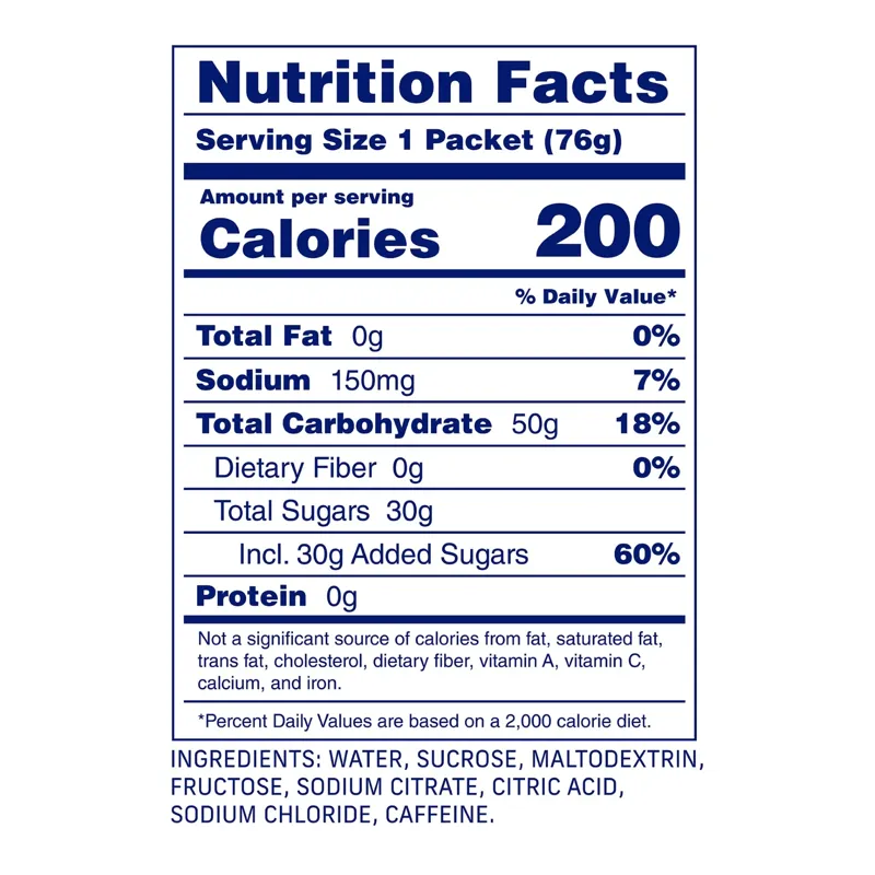 Carbs Fuel Caffeinated Original 50g Energy Gels-2