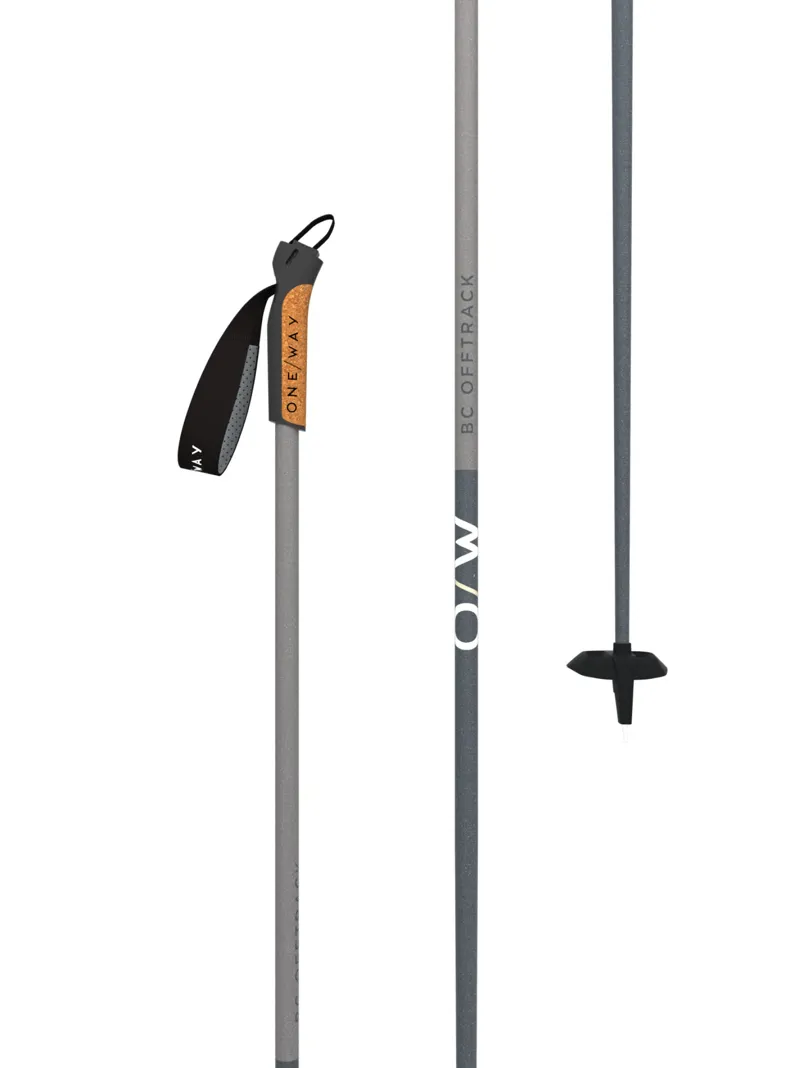 One Way BC Offtrack Poles in Blue/Grey-2