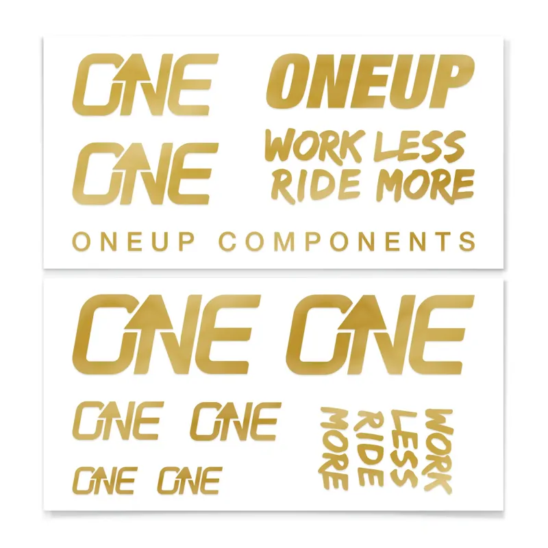 OneUp Components Decal Kit in Gold