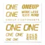OneUp Components Decal Kit in Gold