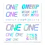 OneUp Components Decal Kit in Oil Slick