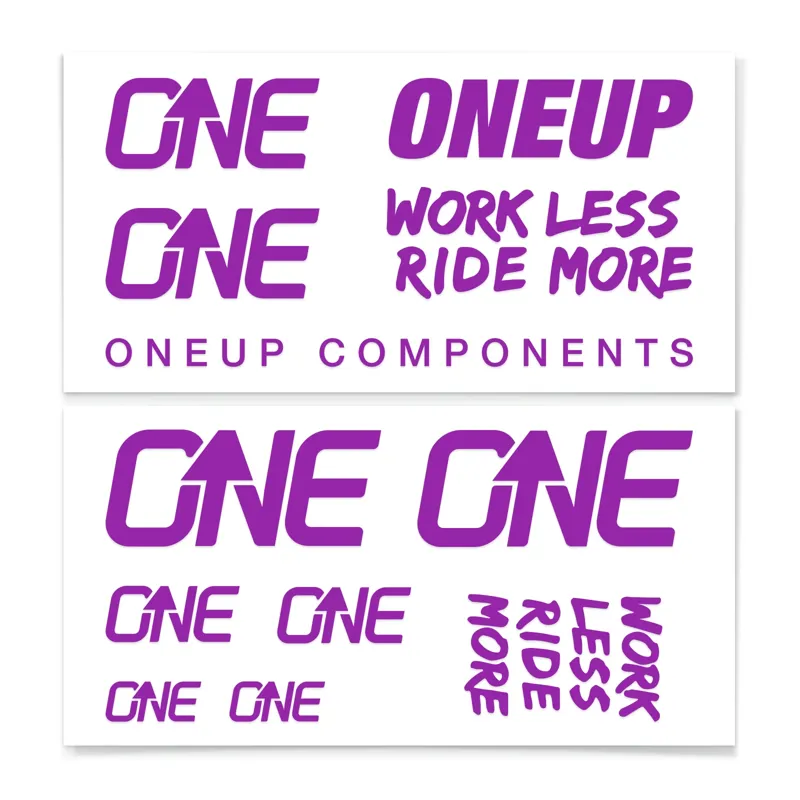 OneUp Components Decal Kit in Purple