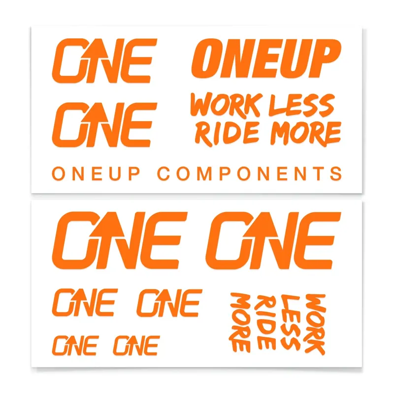 One Up Components Decal Kit in Orange
