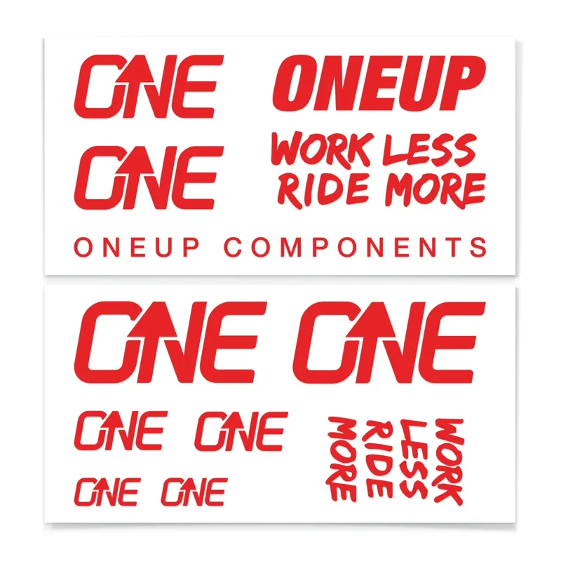 One Up Components Decal Kit in Red