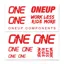 One Up Components Decal Kit in Red