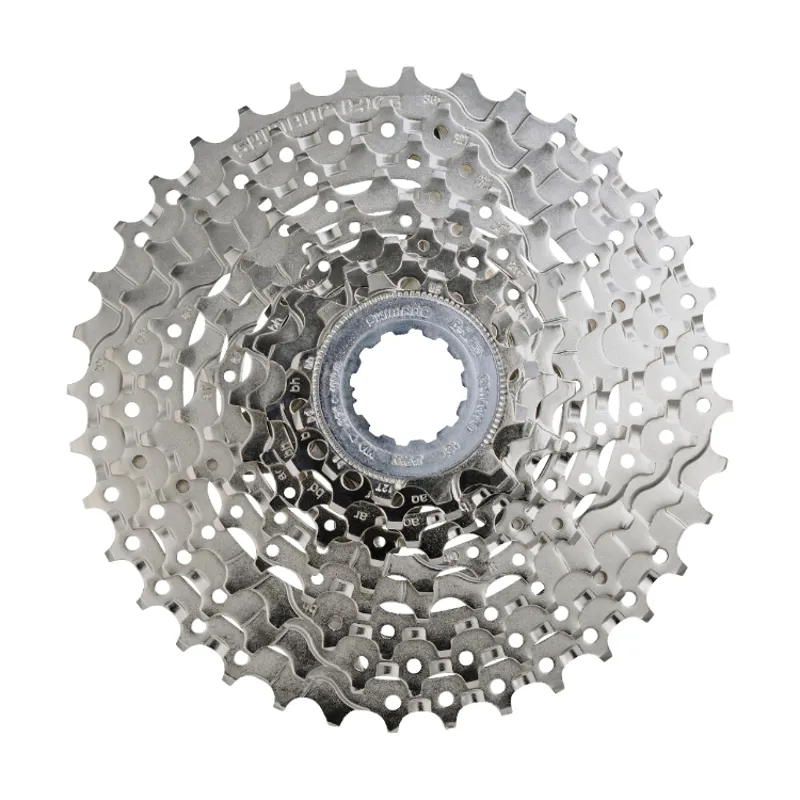 Shimano Alivio CS-HG400 9 Speed 12-36t Silver Nickel Plated Cassette in Silver