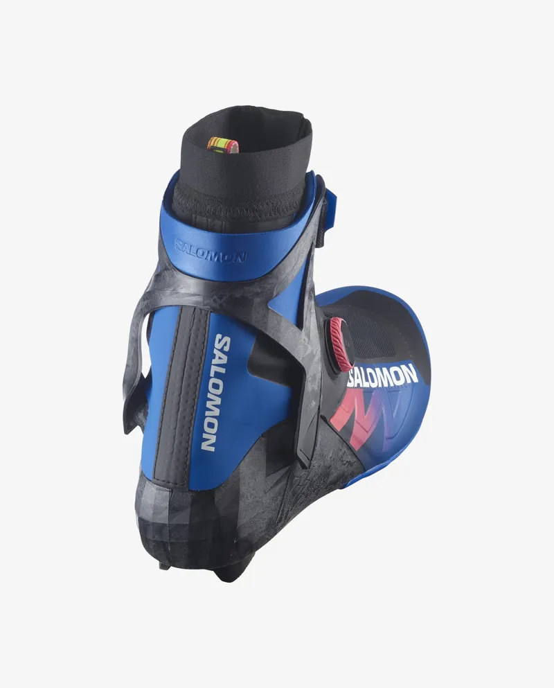 Salomon EQUIPE RACE SKATE BOA Nordic Boots in Black / Race Blue / Equipe Red-1
