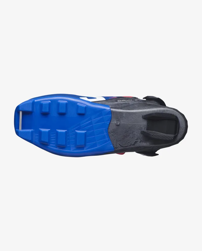 Salomon EQUIPE RACE SKATE BOA Nordic Boots in Black / Race Blue / Equipe Red-2