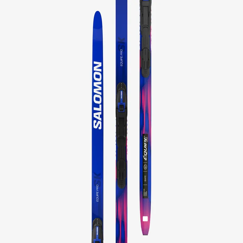 Salomon Equipe Pro Skate / and Shift Equipe Skate Nordic Skis in Black-1