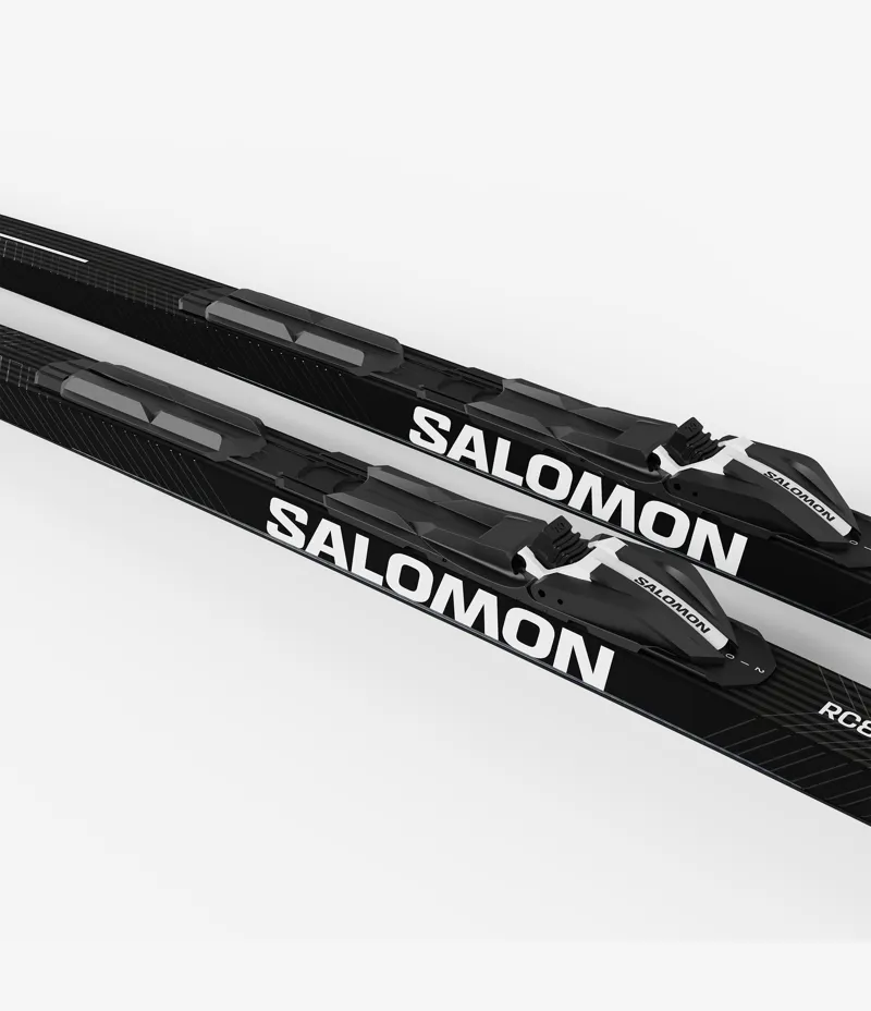 Salomon RC8+ eSKIN and Shift Classic Nordic Skis: X-STIFF in Black-3