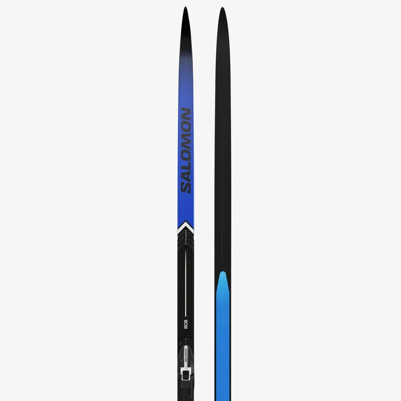 Salomon RC8+ eSKIN and Shift Classic Nordic Skis: X-STIFF in Black-1