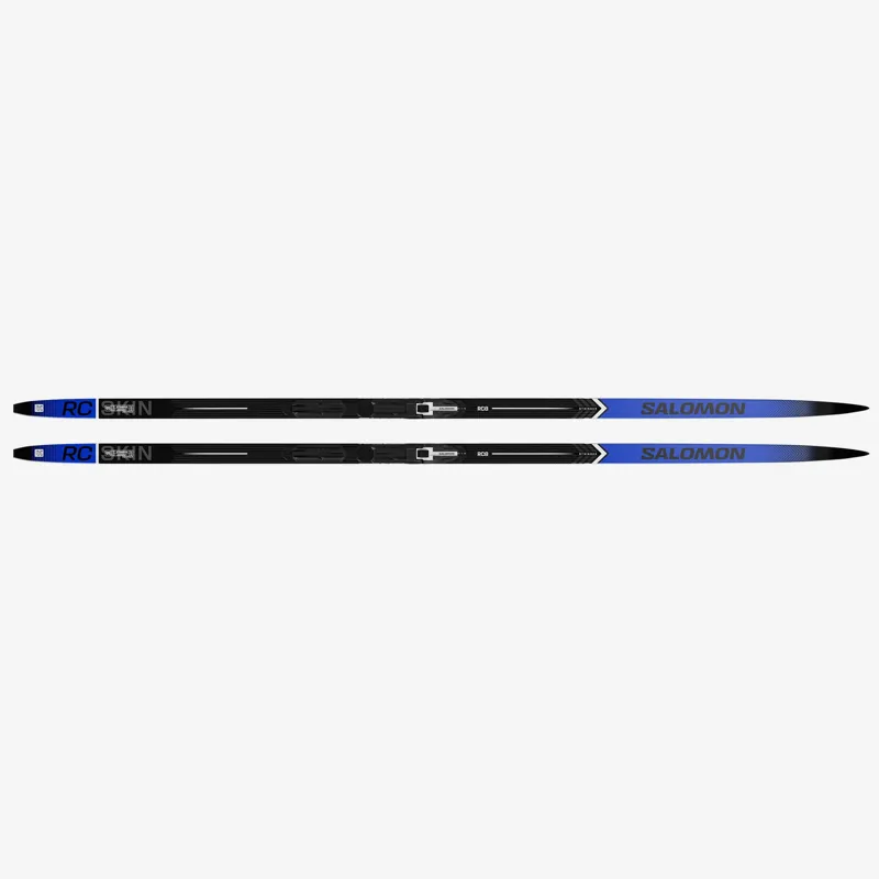 Salomon RC8+ eSKIN and Shift Classic Nordic Skis: X-STIFF in Black-2