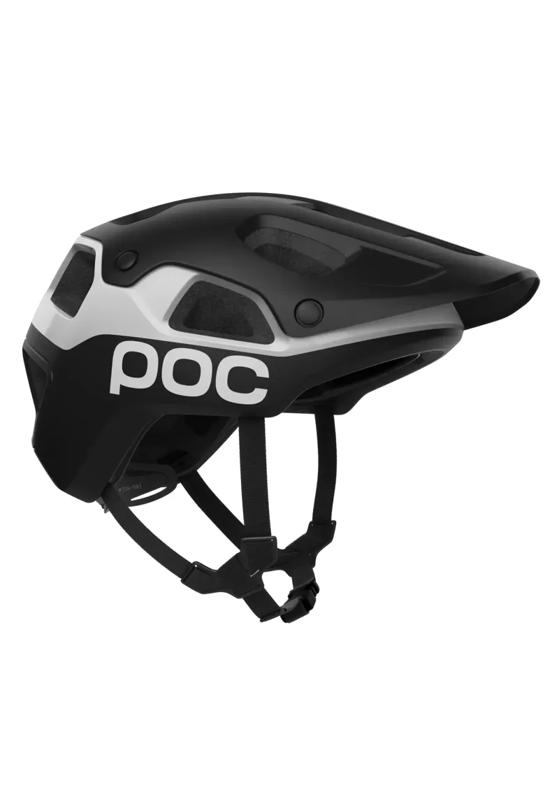 POC Cularis Pure MTB Helmet in Uranium Black Matt/Hydrogen White-1