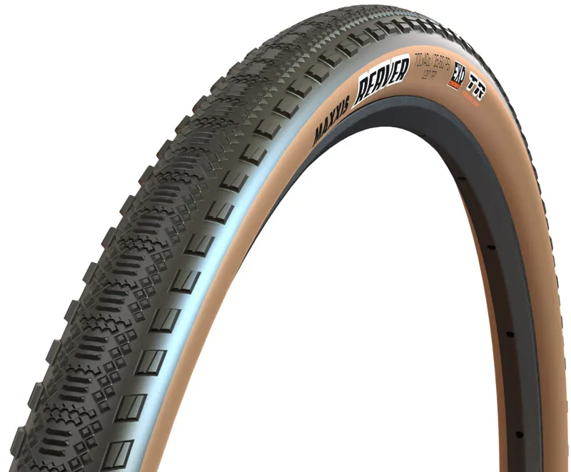 Maxxis Reaver Tire - 700 x 45 Tubeless Black/Tan HYPR-X EXO