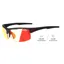 Tifosi Optics Rivet Sunglasses in Matte Black w/ Clarion Red Fototec Lens