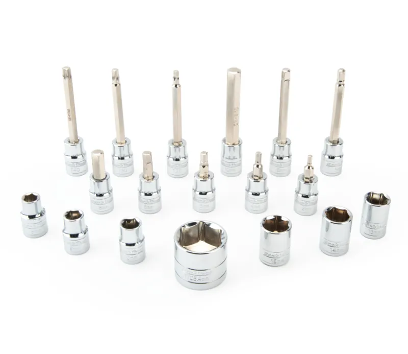 Park Tool SBS-1.2 18-piece Hex Torx Socket and Bit Set in Silver