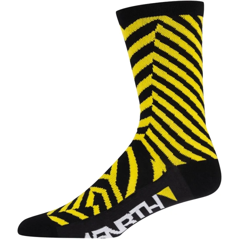 45NRTH Dazzle Lightweight Wool Socks in Yellow