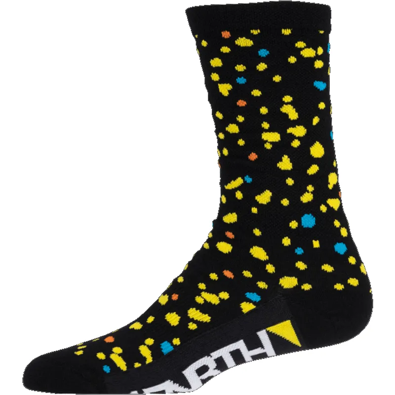45NRTH Speck Lightweight Wool Socks in Black