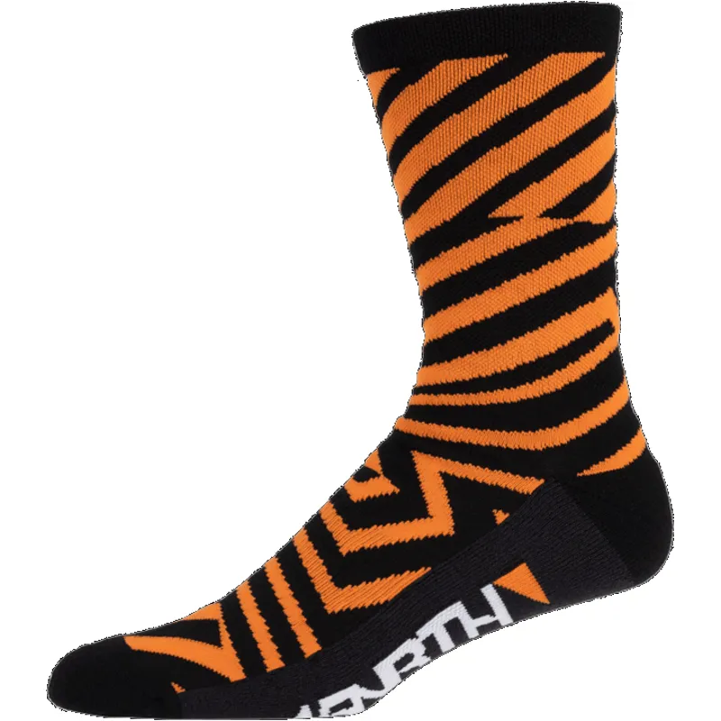 45NRTH Dazzle Midweight Wool Socks in Orange