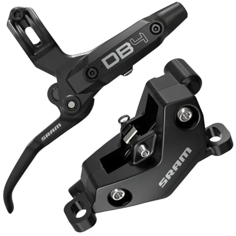 SRAM DB4 Disc Brake and Lever - Right Post Mount Diffusion Black A1