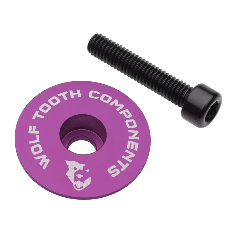 Wolf Tooth Ultralight Stem Cap - Purple